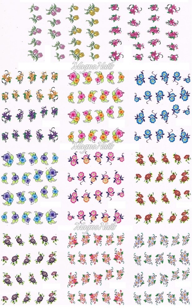 2D Nail Art Sticker