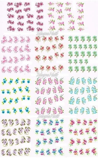 2D Nail Art Sticker