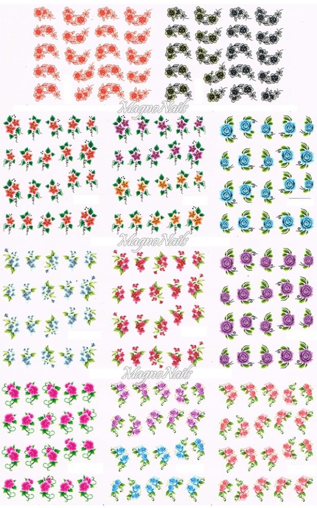 2D Nail Art Sticker