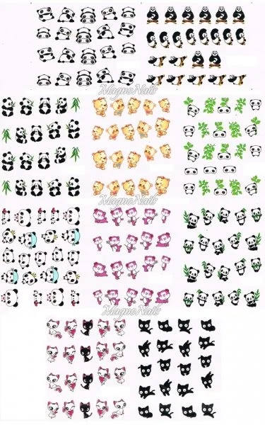 2D Nail Art Sticker