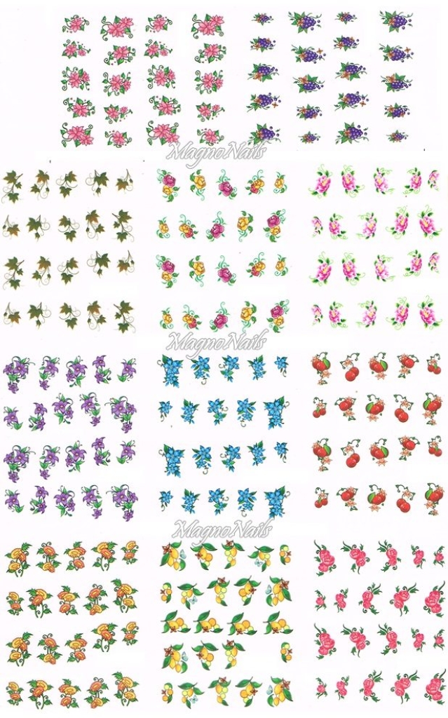 2D Nail Art Sticker