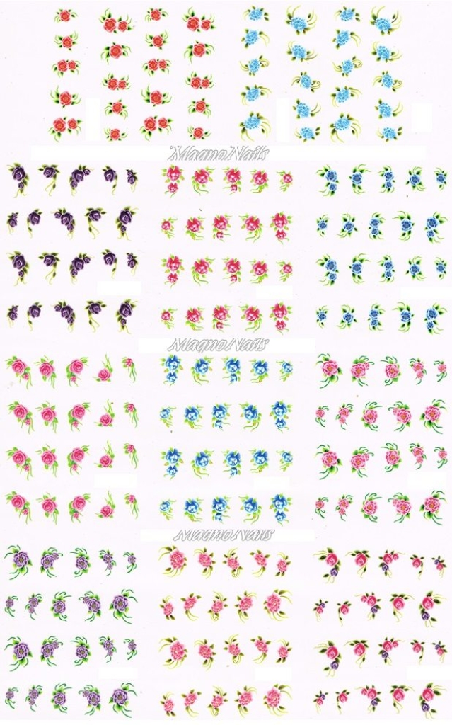 2D Nail Art Sticker