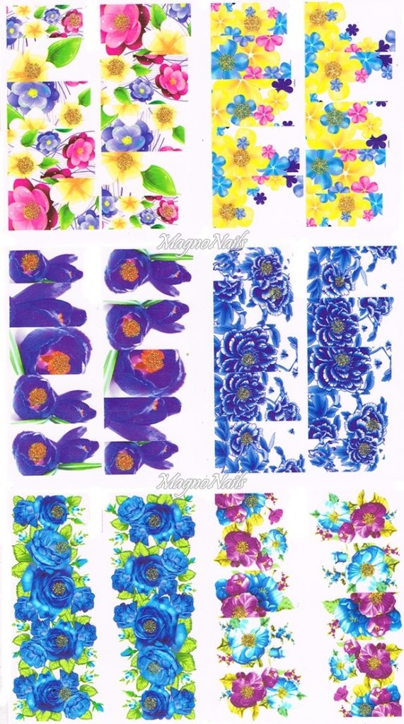 2D Nail Art Sticker