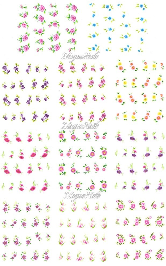 2D Nail Art Sticker