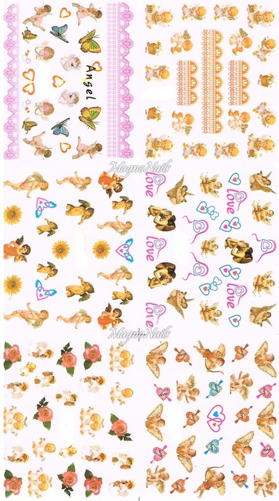 2D Nail Art Sticker