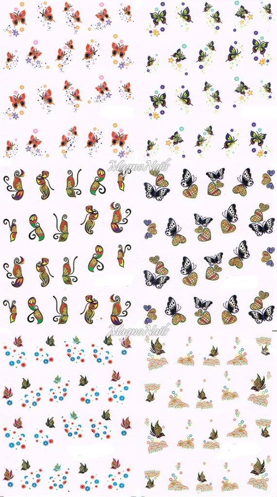 2D Nail Art Sticker