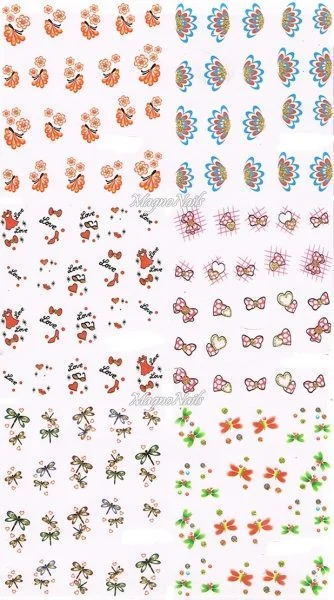 2D Nail Art Sticker