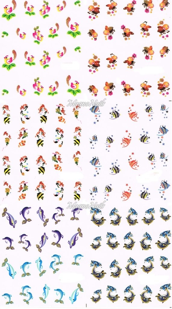2D Nail Art Sticker