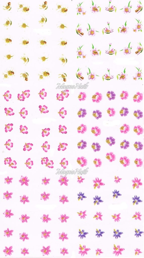 2D Nail Art Sticker