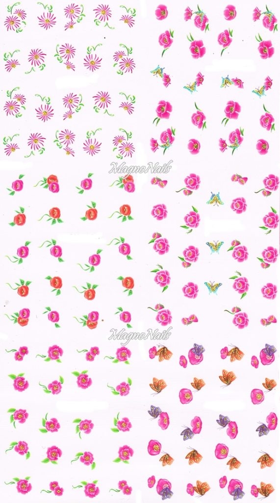 2D Nail Art Sticker