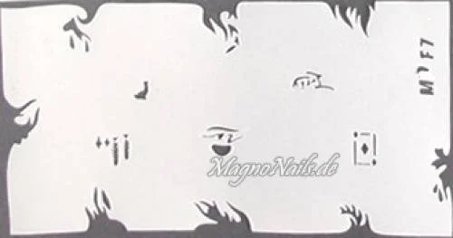 Nageldesign Nailart Nail Art Airbrush Schablone viele Designs