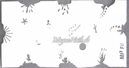 Nageldesign Nailart Nail Art Airbrush Schablone viele Designs