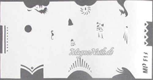 Nageldesign Nailart Nail Art Airbrush Schablone viele Designs