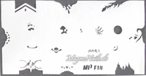 Nageldesign Nailart Nail Art Airbrush Schablone viele Designs