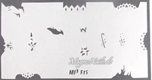 Nageldesign Nailart Nail Art Airbrush Schablone viele Designs