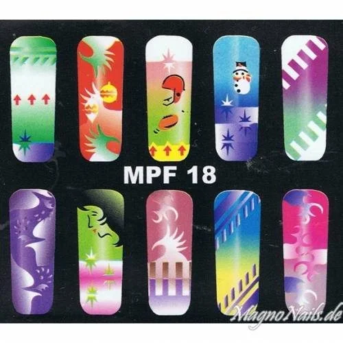 MPF 18 Airbrush Schablone