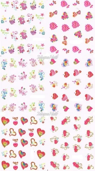 2D Nail Art Sticker