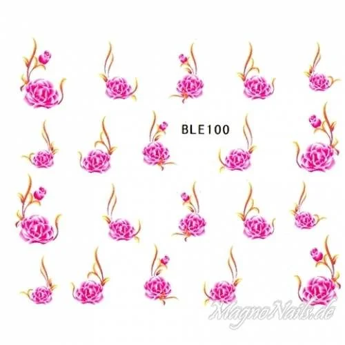 2D Nail Art One Stoke Sticker