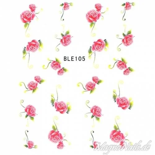 2D Nail Art One Stoke Sticker