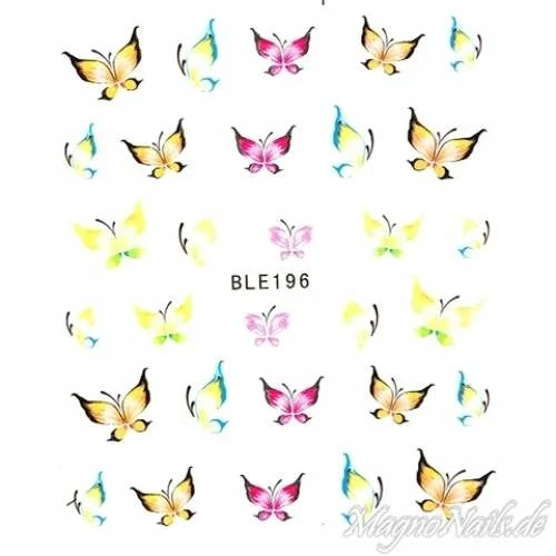 2D Nail Art One Stoke Sticker