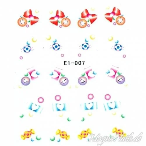 2D Nail Art One Stoke Sticker