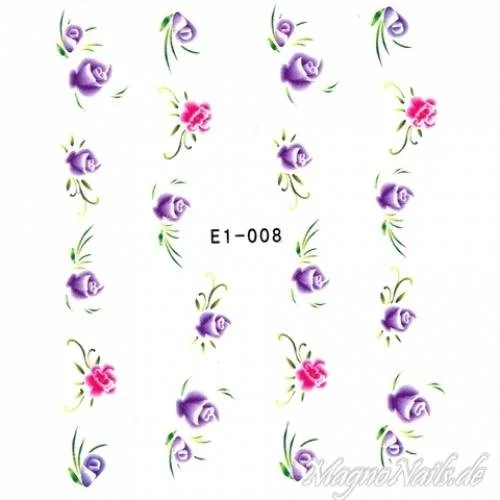 2D Nail Art One Stoke Sticker