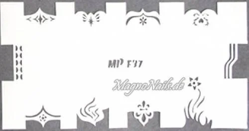 Nageldesign Nailart Nail Art Airbrush Schablone viele Designs