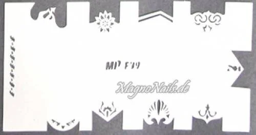 Nageldesign Nailart Nail Art Airbrush Schablone viele Designs