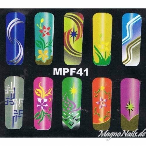 MPF 41 Airbrush Schablone