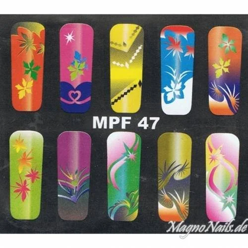 MPF 47 Airbrush Schablone