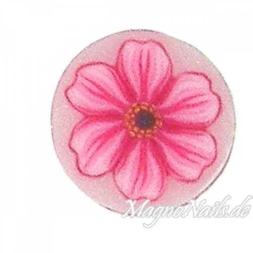 Fimo Stange - Blume pink