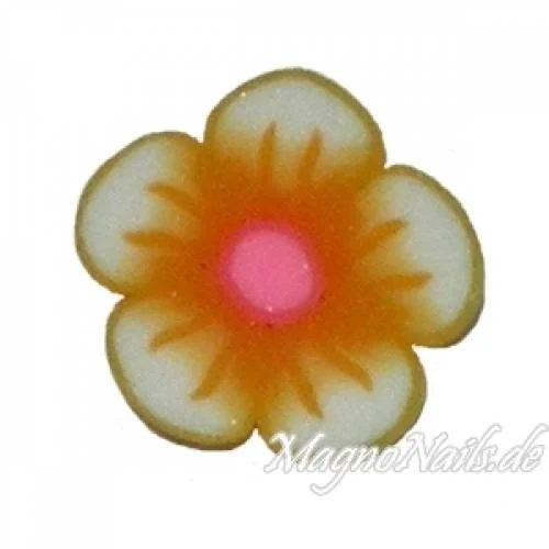 Fimo Stange - Blume gelb