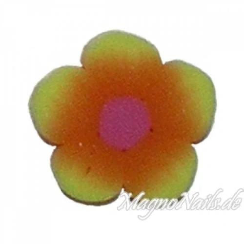 Fimo Stange - Blume gelb