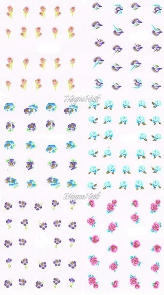 2D Nail Art Sticker