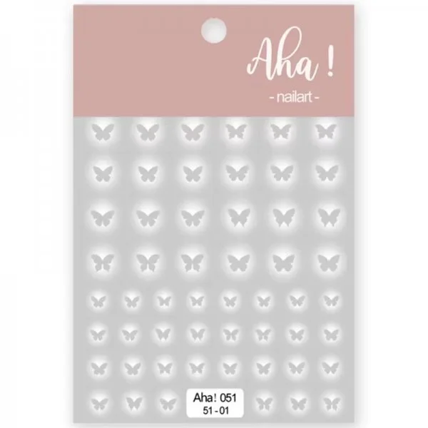 2D Nail Art Sticker - Airbrush Style Herz