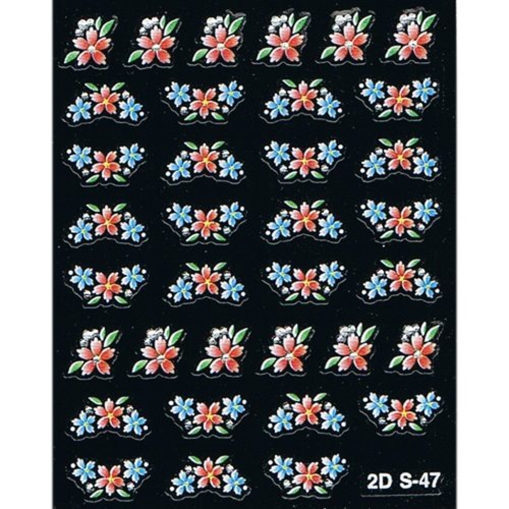 2D Nail Art Sticker