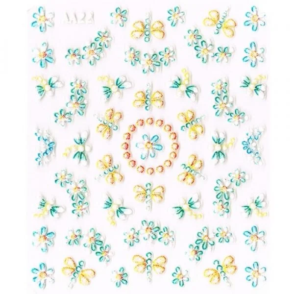 3D Nail Sticker Seblstklebende Aufkleber Nagelsticker Nagelaufkleber