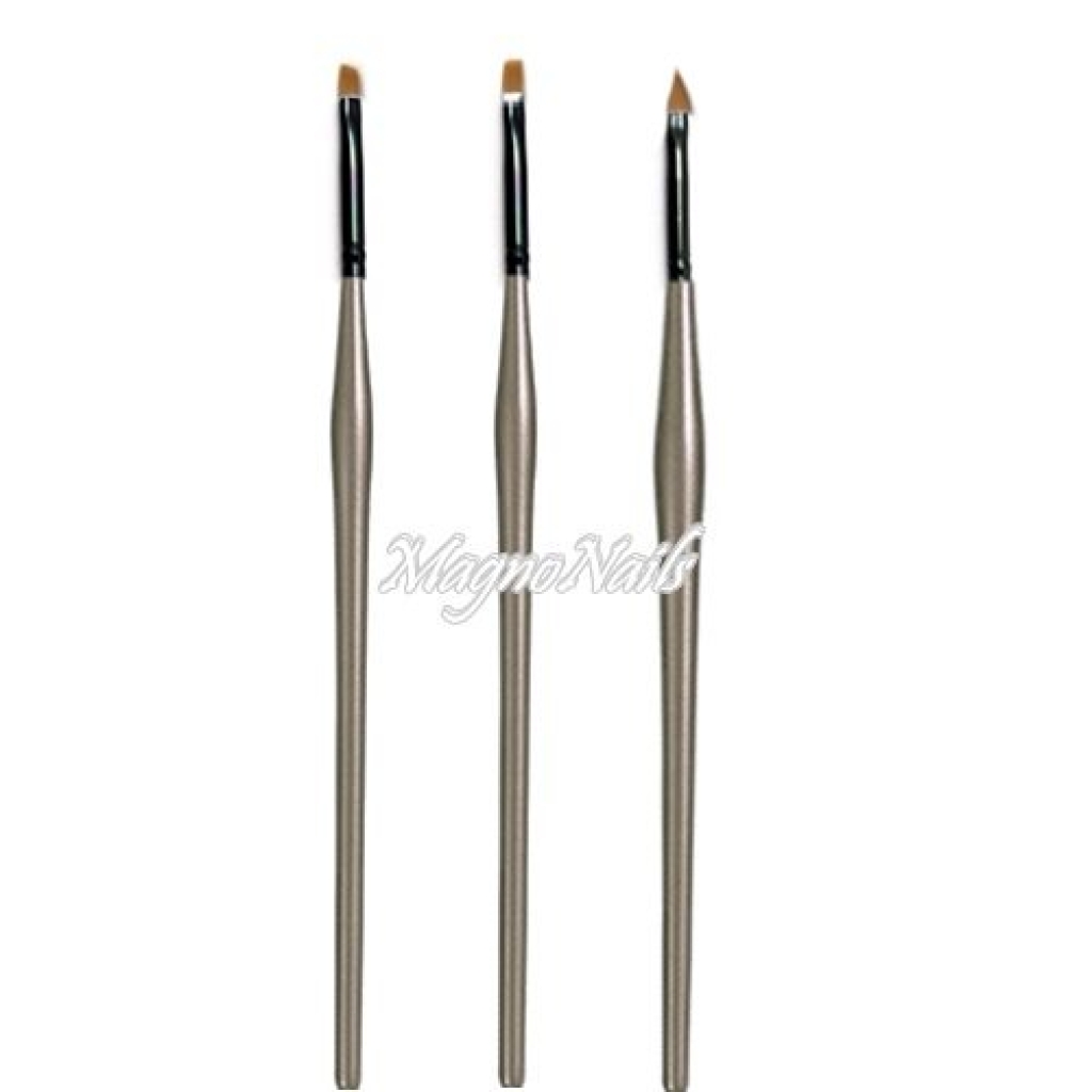 Nail Art Pinsel Set 3 -Teilig Nagelpinsel Nägel Nagelstudio Zubehör Günstig Schnäppchen