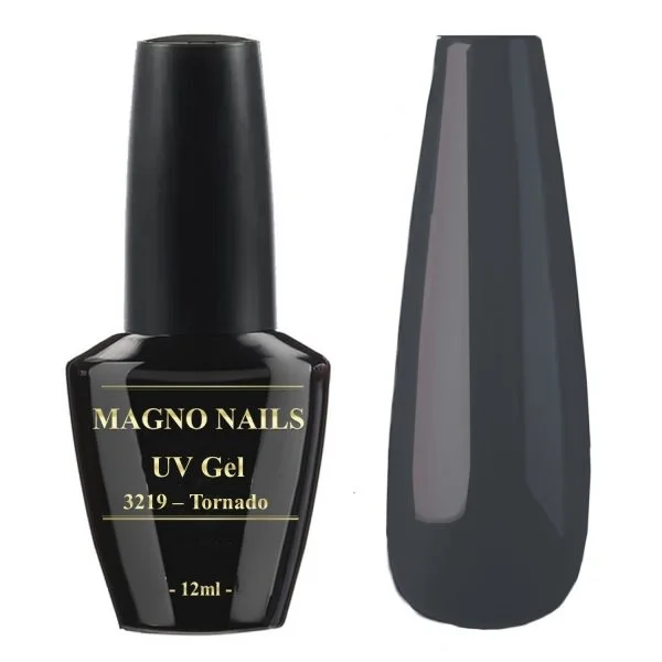 UV Gel - Dunkel Grau Shellac Gellack - Gel Lack - Tornado