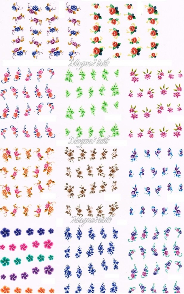 2D Nail Art Sticker