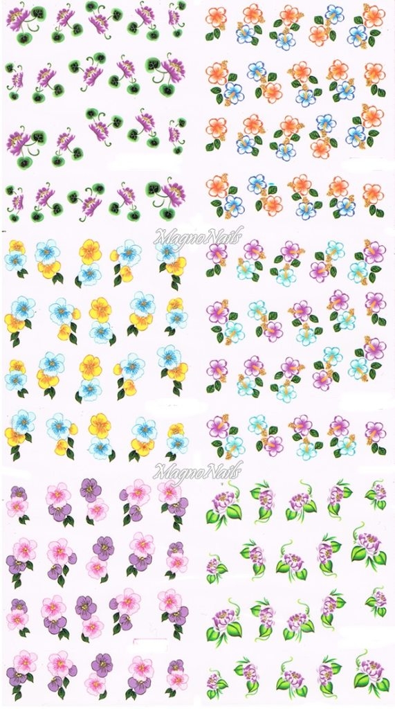 2D Nail Art Sticker