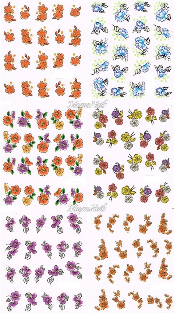 2D Nail Art Sticker
