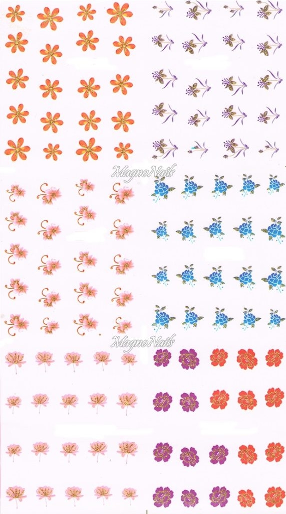 2D Nail Art Sticker