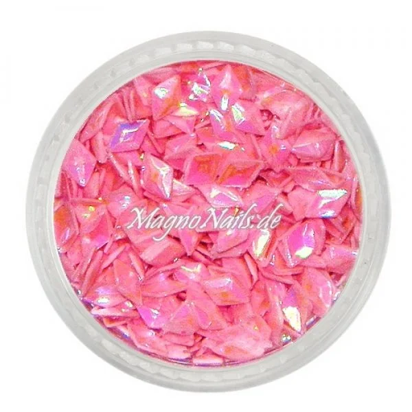3D Einlegemotive - Diamond Shapes - pink Nail Art Nailart Schmuck