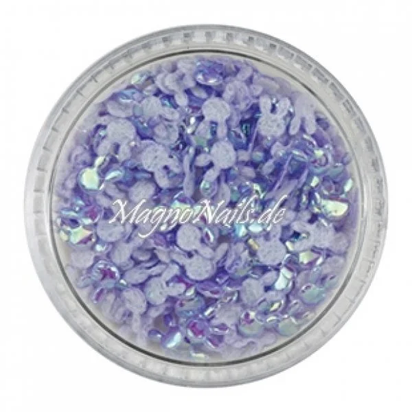 3D Einlegemotive - Shapes - 3D Hasen flieder Ostern Nailart Nageldesign Nail art