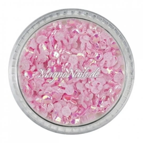 3D Einlegemotive - Shapes - 3D Hasen rosa Ostern Nailart Nageldesign Nail art