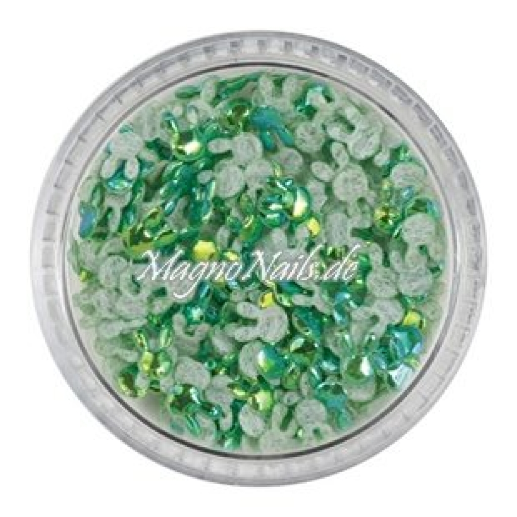 3D Einlegemotive - Shapes - 3D Hasen grün Ostern  Nailart Nageldesign Nail art