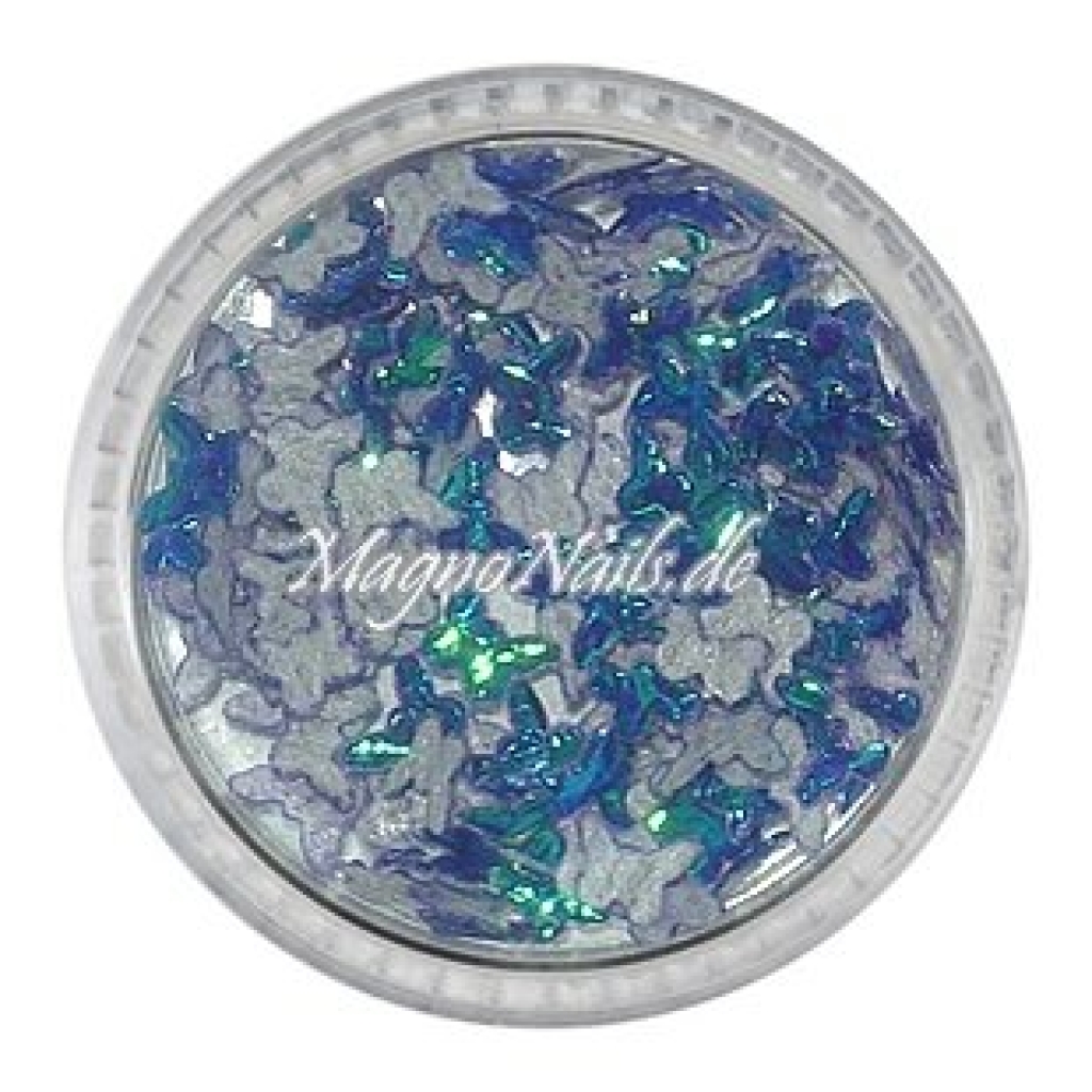 3D Einlegemotive - Shapes - Schmetterlinge dunkelblau 5 mm
