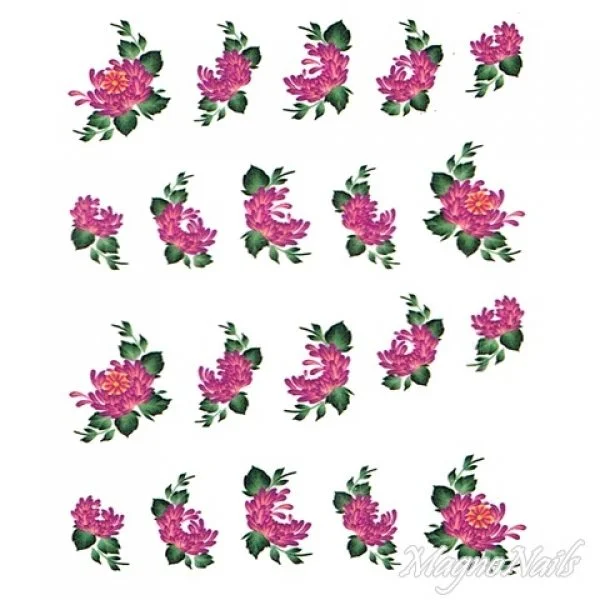 2D Nail Art One Stoke Sticker