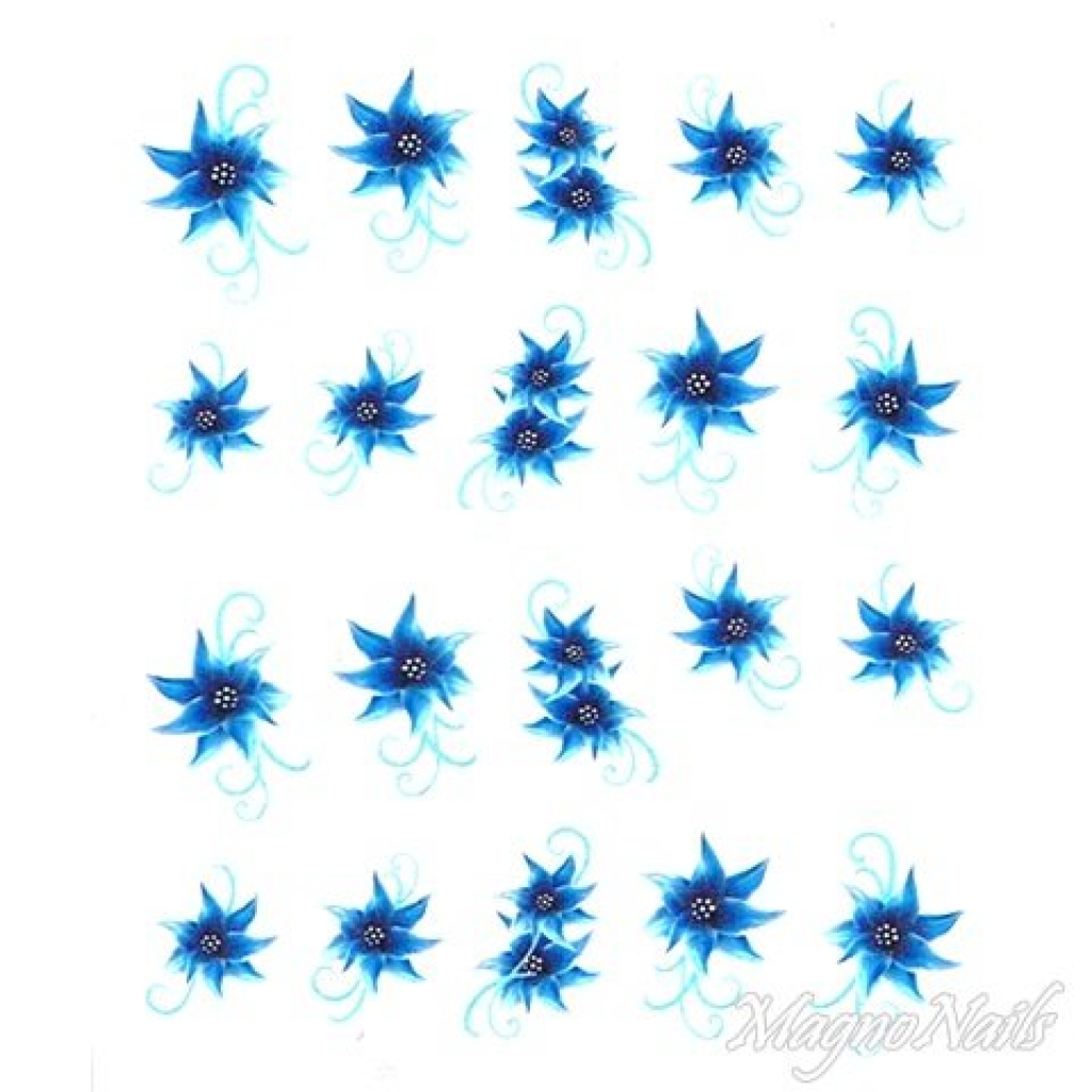 2D Nail Art One Stoke Sticker